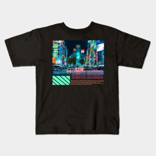 Shibuya Scramble Crossing Japan Kids T-Shirt